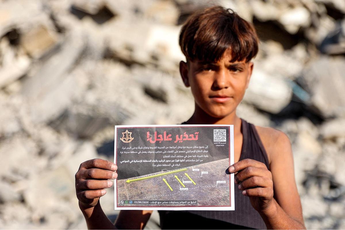 Foto: Ancaman Militer Israel Picu Eksodus Besar Warga Gaza