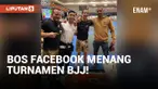 Gokil! Bos Facebook Mark Zuckerberg Menang Medali Emas di Turnamen BJJ