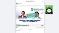 Cek Fakta: Tidak Benar Link Pendaftaran Pemutihan Tunggakan Iuran BPJS Kesehatan
