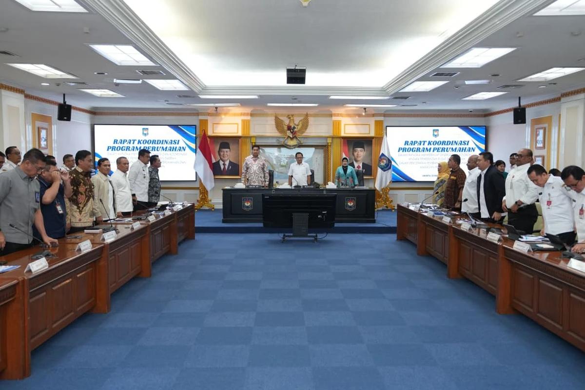 Mendagri Tito saat Rapat Koordinasi Percepatan Pembangunan Perumahan dan Kawasan Permukiman