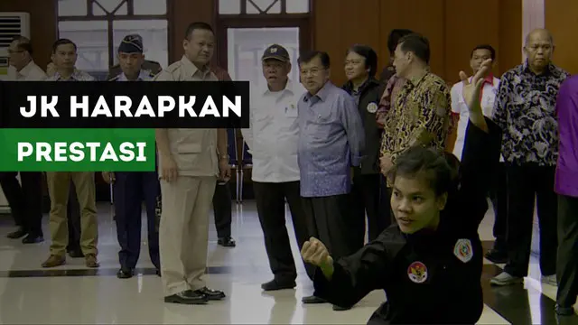 Wakil Presiden Republik Indonesia, Jusuf Kalla, berharap atlet pencak silat bisa memetik prestasi pada Asian Games 2018.