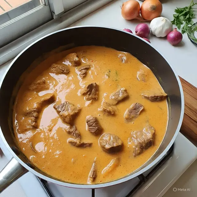 Kari Daging Sapi Susu (Creamy Beef Curry)