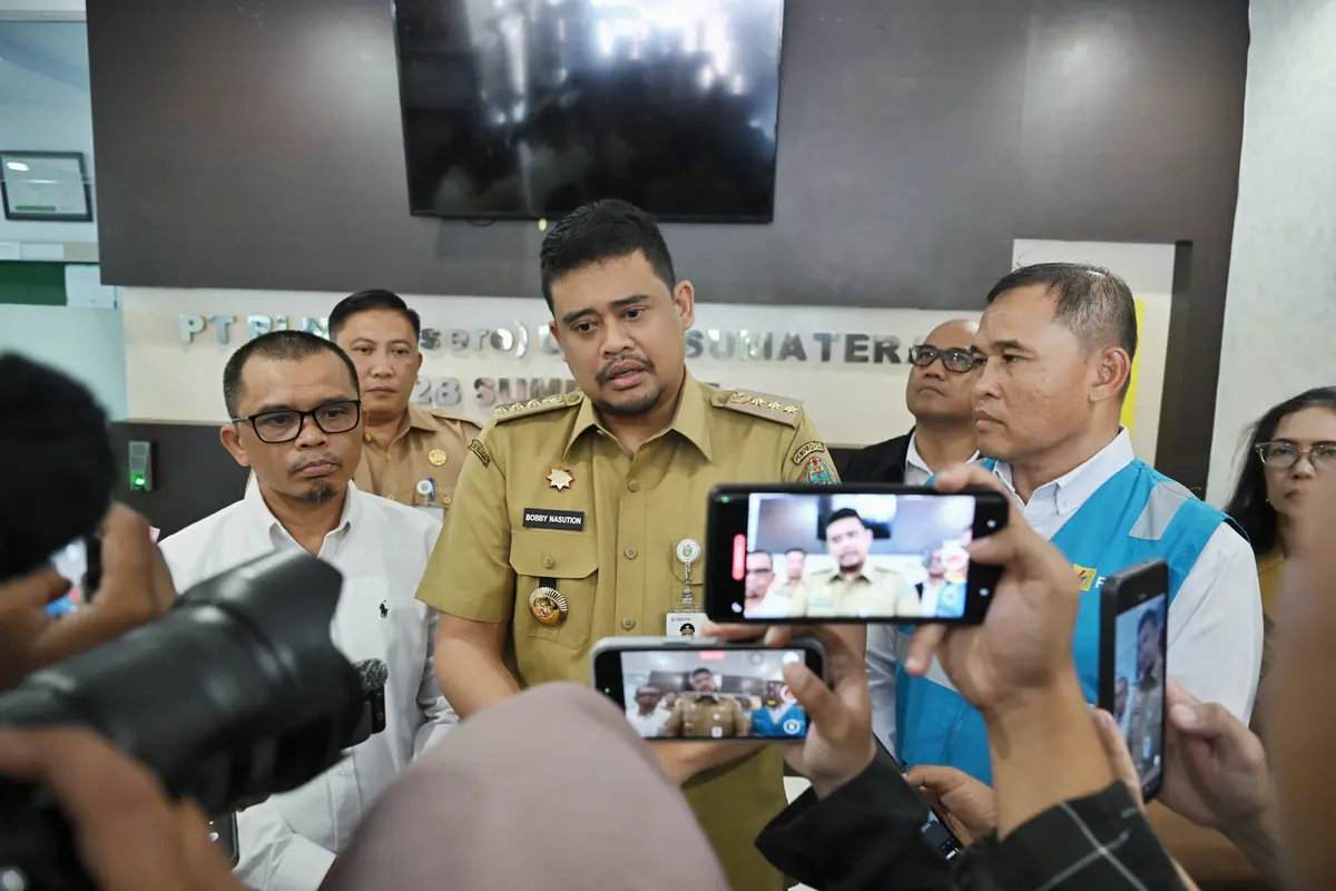 Gubernur Sumut Bobby Nasution datangi kantor PLN
