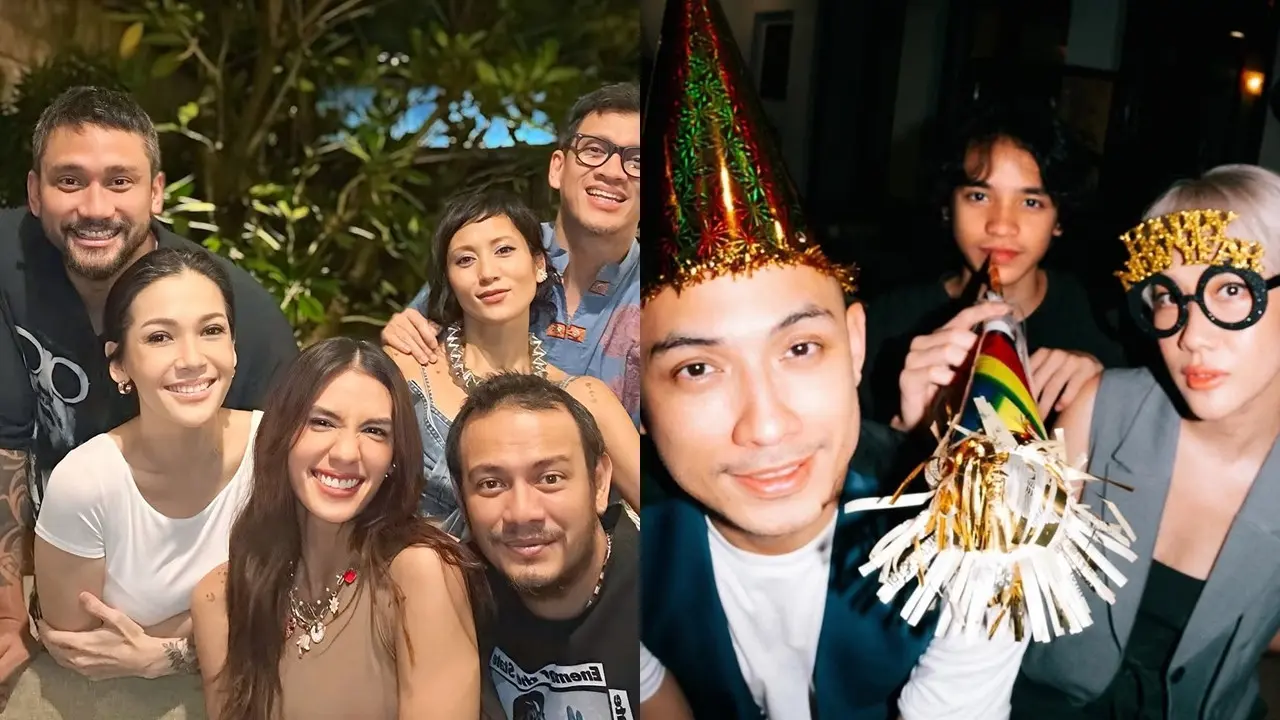 Artis Rayakan Tahun Baru di Rumah