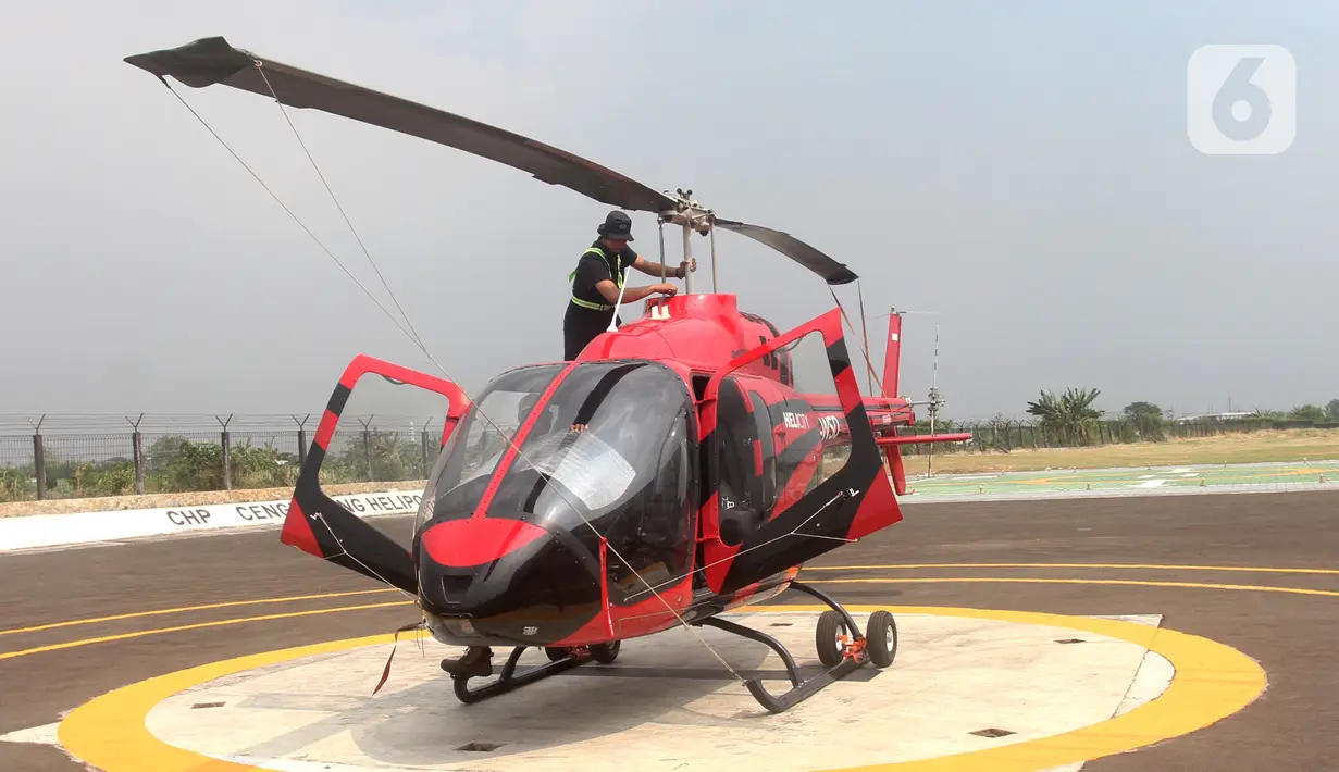 Ini merupaka pameran helikopter pertama di Indonesia.  (merdeka.com/Arie Basuki)