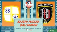 Shopee Liga 1 - Barito Putera Vs Bali United (Bola.com/Adreanus Titus)