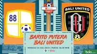 Live Streaming Shopee Liga 1 2019: Barito Putera vs Bali United di Indosiar
