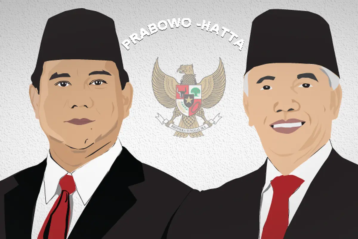 Ilustrasi Prabowo-Hatta 