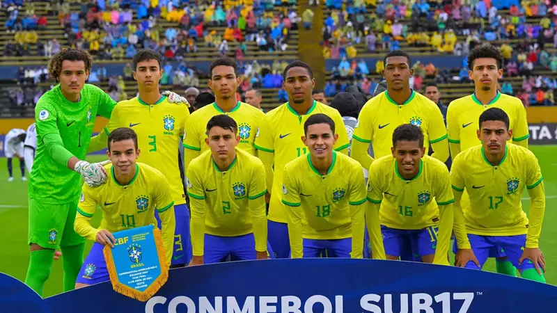 Timnas Brasil U-17 Berburu Gol ke-200 di Piala Dunia U-17 2023 Indonesia - Piala Dunia Bola.com