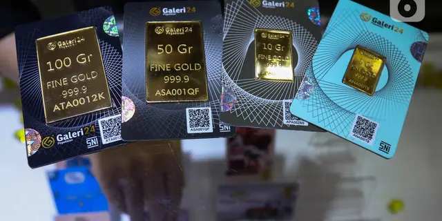 Harga Emas Pegadaian Hari Ini 15 Juni 2025, Semua Naik