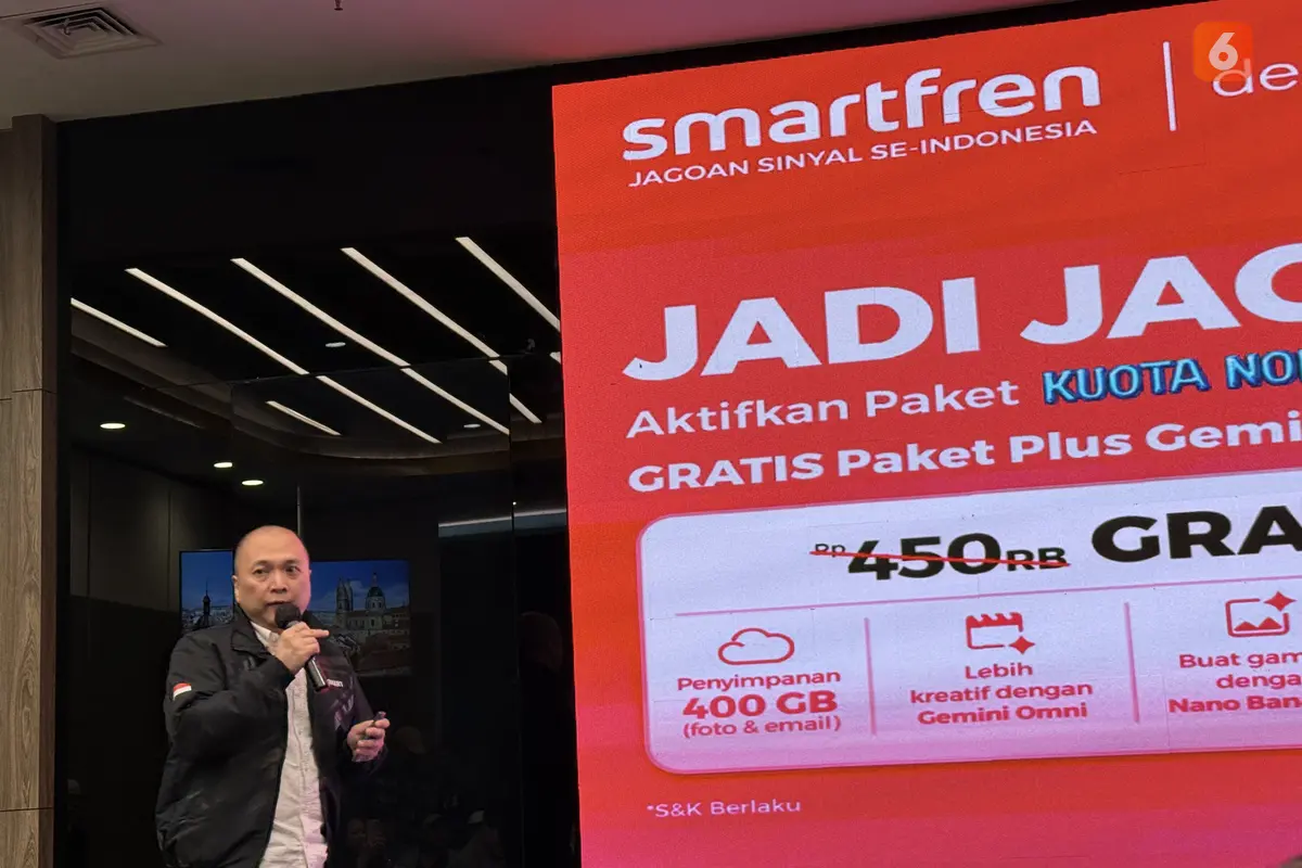 Group Head Consumer Mobile Partnership & Ecosystem XLSmart, Julius Goeinawan. Liputan6.com/Iskandar