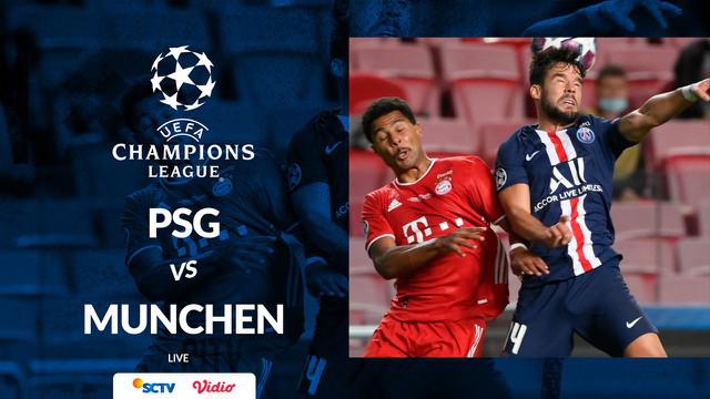 Berita motion grafis statistik final Liga Champions 2019-2020, PSG vs Bayern Munchen pada Senin (24/8/2020).