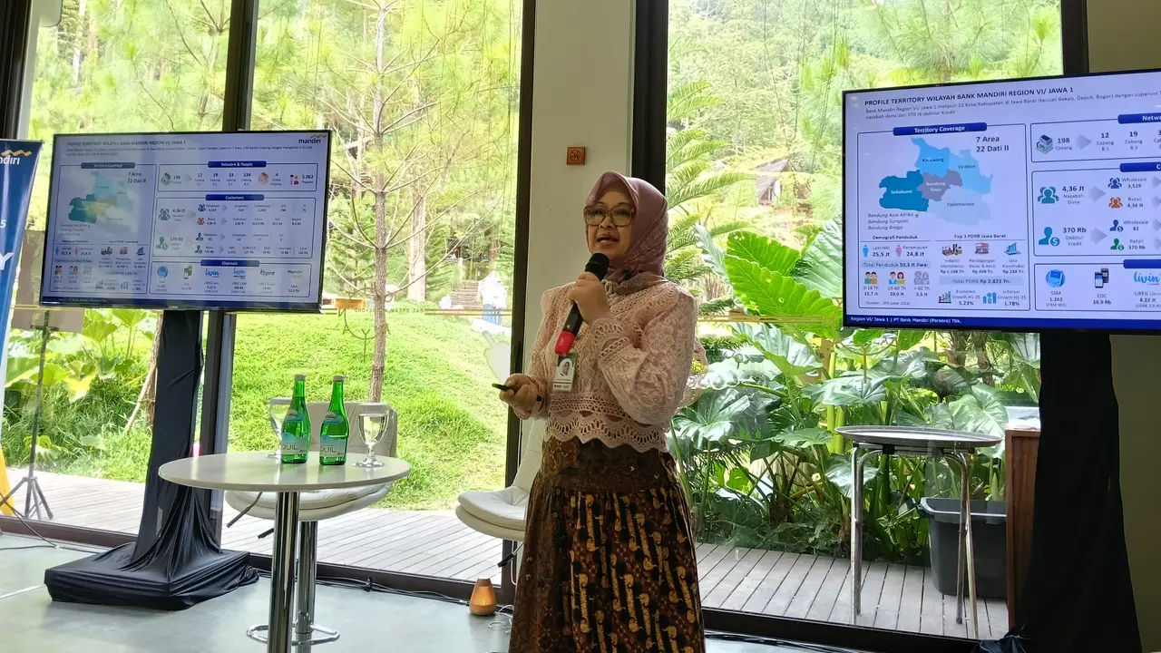 CEO Bank Mandiri Region VI/Jawa Barat Nila Mayta Dwi Rihandjani