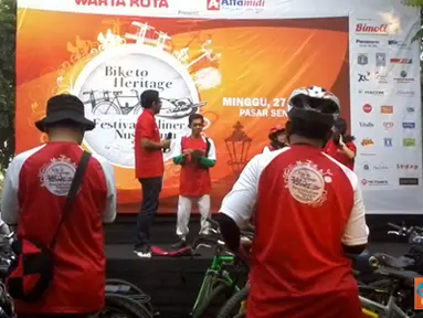 Citizen6, Kota Tua: Dengan start Pasar Seni Ancol, acara bersepeda ini menempuh rute Pasar Seni Ancol, kota Tua, dan kembali ke garis start. (Pengirim: Irwan Aprianto)
