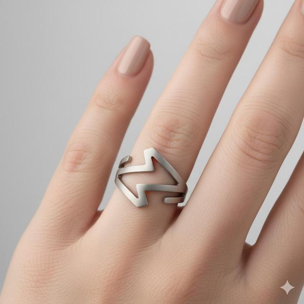 7 Cincin Model Zigzag yang Sedang Tren, Desain Unik untuk Gaya Elegan 2025