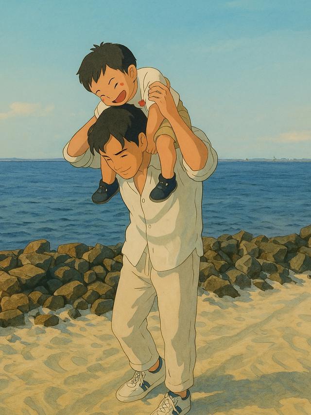 Fendy Chow Tunjukkan Keceriaan Keluarga dalam Tren Life in Ghibli