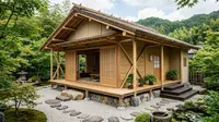 6 Desain Rumah Bambu Jepang: Minimalis, Tahan Gempa, dan Rincian Biayanya