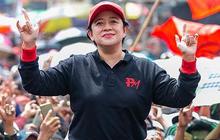 VIDEO: Puan Pamer Salam Metal di Kampanye Akbar, Pendukung Ganjar Teriak "Solo Bukan Gibran"