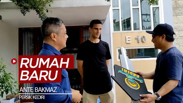 Berita video bek Persik Kediri, Ante Bakmaz, mendapatkan fasilitas rumah baru dengan statusnya sebagai pemain asing.