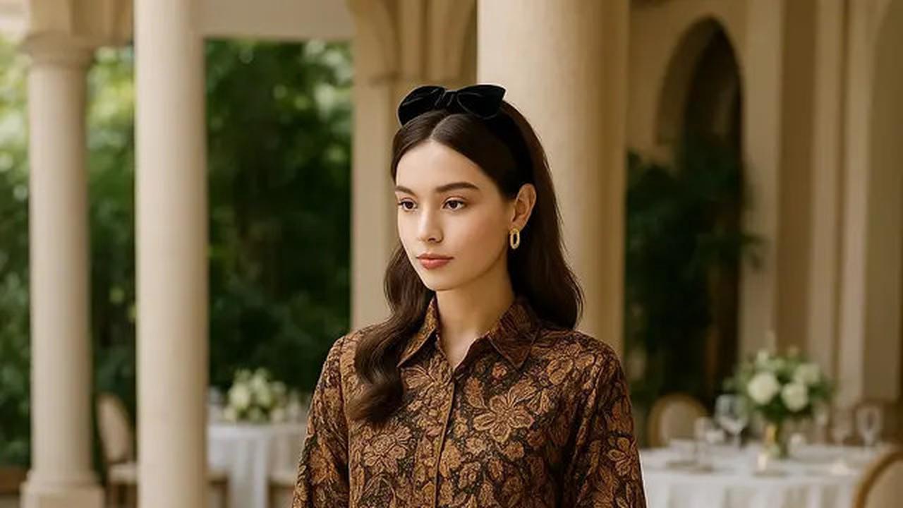 13 Inspirasi Model Tunik Batik Setelan Rok yang Simpel Tapi Mewah, Cocok untuk Segala Acara