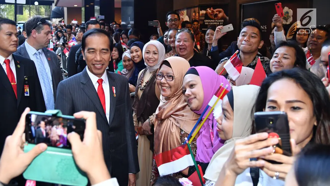 Tiba di Sydney, Jokowi Disambut Meriah Para WNI