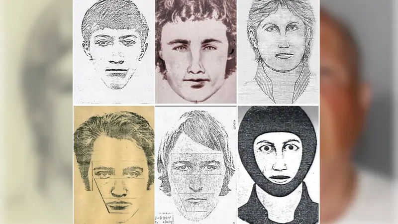 Sketsa pelaku pembunuhan Golden State Killer (Wikipedia/California's Law Enforcement)