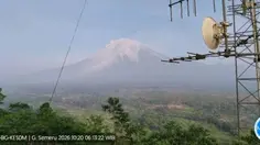 Erupsi Semeru Picu Gempa Berdurasi 2 Menit
