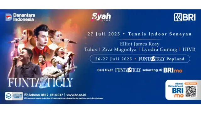 FUNTAZTIC.LY by BRI Hadirkan Promo Gokil Selama Pop Land & Konser, Buruan Manfaatin!