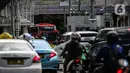 Kamera CCTV terpasang di Jalan MH Thamrin, Jakarta, Selasa (28/1/2020). Direktorat Lalu Lintas Polda Metro Jaya akan menerapkan tilang elektronik untuk pengendara sepeda motor di Jalan Sudirman-MH Thamrin dan jalur Koridor 6 Transjakarta mulai awal Februari 2020. (Liputan6.com/Faizal Fanani)