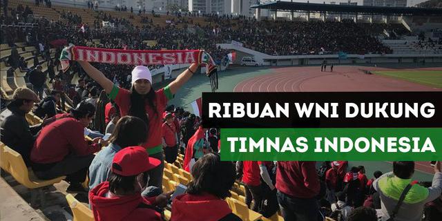 VIDEO: Ribuan WNI Dukung Timnas Indonesia U-19 di Korea Selatan