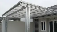 7 Desain Carport Sederhana dari Besi Galvanis untuk Rumah Minimalis, Kokoh &amp; Estetis