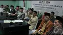 Forum Ukhuwah Islamiyah Majelis Ulama Indonesia (MUI) yang terdiri dari ormas-ormas Islam, mengadakan rapat tertutup guna membahas masuknya gerakan Islamic State of Iraq and Syria (ISIS) di Indonesia, Jakarta, Kamis (7/8/2014) (Liputan6.com/Johan Tallo)