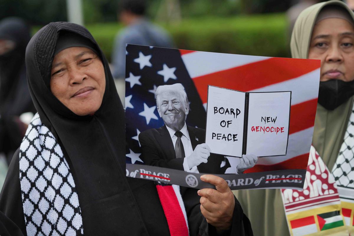 FOTO: Ratusan Massa Gelar Aksi Solidaritas Palestina Sambut Ramadhan 1447 H