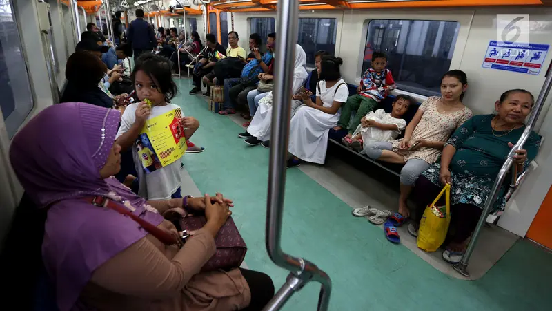 HUT RI ke-72, Naik Commuter Line Gratis