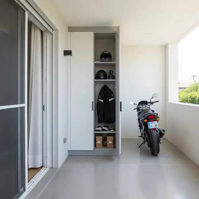Desain Teras Rumah Sempit Tapi Tetap Muat Motor