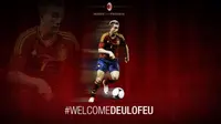  Gerard Deulofeu bergabung dengan AC Milan dengan status pemain pinjaman hingga akhir musim 2016-17. (twitter.com/acmilan)