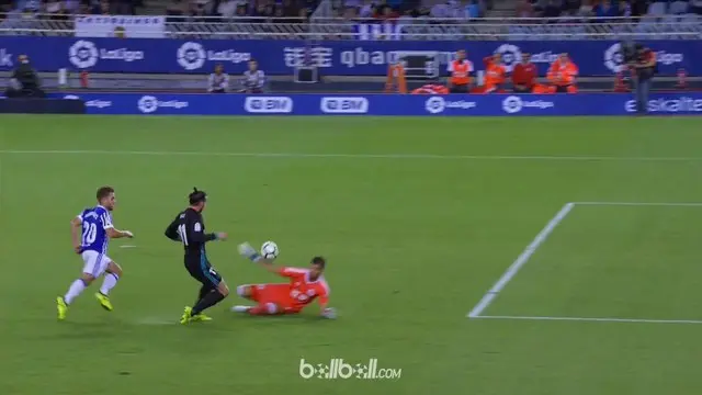 VIDEO: Kecepatan Gareth Bale Lewati Bek Sekaligus Pecundangi Kiper
