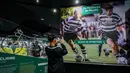 Foto muda Cristiano Ronaldo terpajang di sejumlah sudut museum. Ukurannya juga beraneka ragam. Mulai dari kecil hingga memenuhi dinding. (Bola.com/Bagaskara Lazuardi)