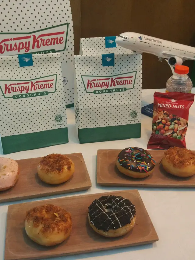 Garuda Indonesia Hadirkan Donat Amerika Sebagai Menu Snack Terbaru