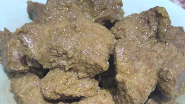 Resep Ungkep Hati Sapi Pedas