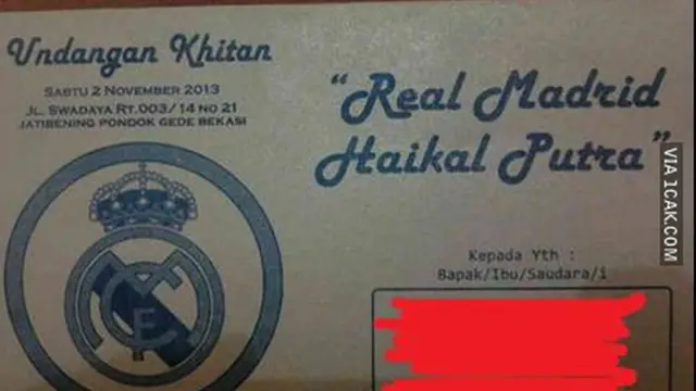 6 Undangan Sunatan Ini Unik Banget, Bikin Ketawa