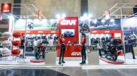 Booth GIVI di penyelenggaraan Indonesia Motorcycle Show.