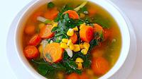 Resep Praktis Sup Jagung Kelor. (Cookpad: @shanti_dewi)