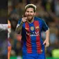 Cristiano Ronaldo (kiri) dan Lionel Messi. (UEFA.com)