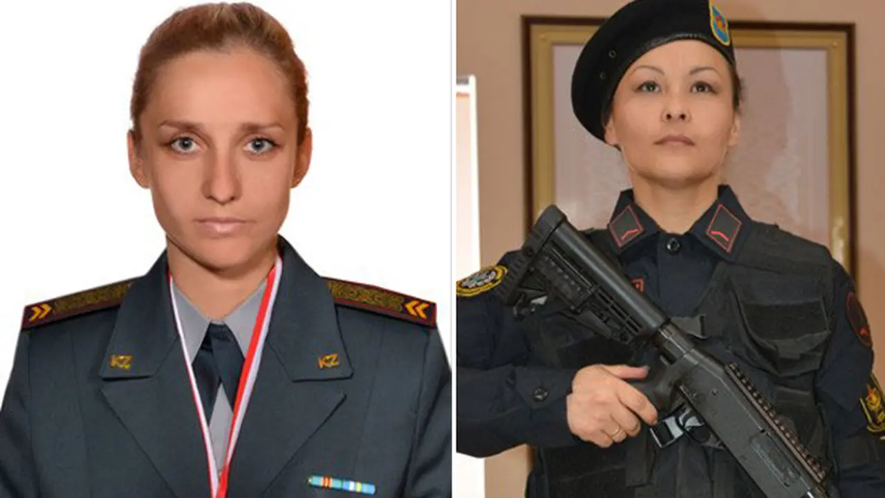 Kontes Tentara Cantik di Kazakhstan Jadi Sorotan