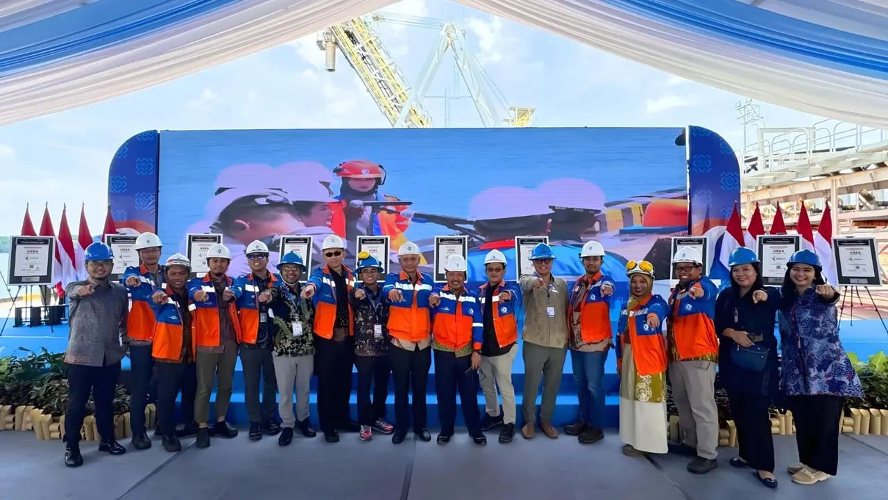 PT Tripatra Engineers and Constructors (Tripatra) merampungkan proyek peremajaan, Revamping Ammonia Pabrik-2 PT Pupuk Kalimantan Timur (Pupuk Kaltim). (Dok Tripatra)