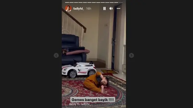 Gemasnya Gala Sky saat Diminta Tidur oleh Kakak Fuji
