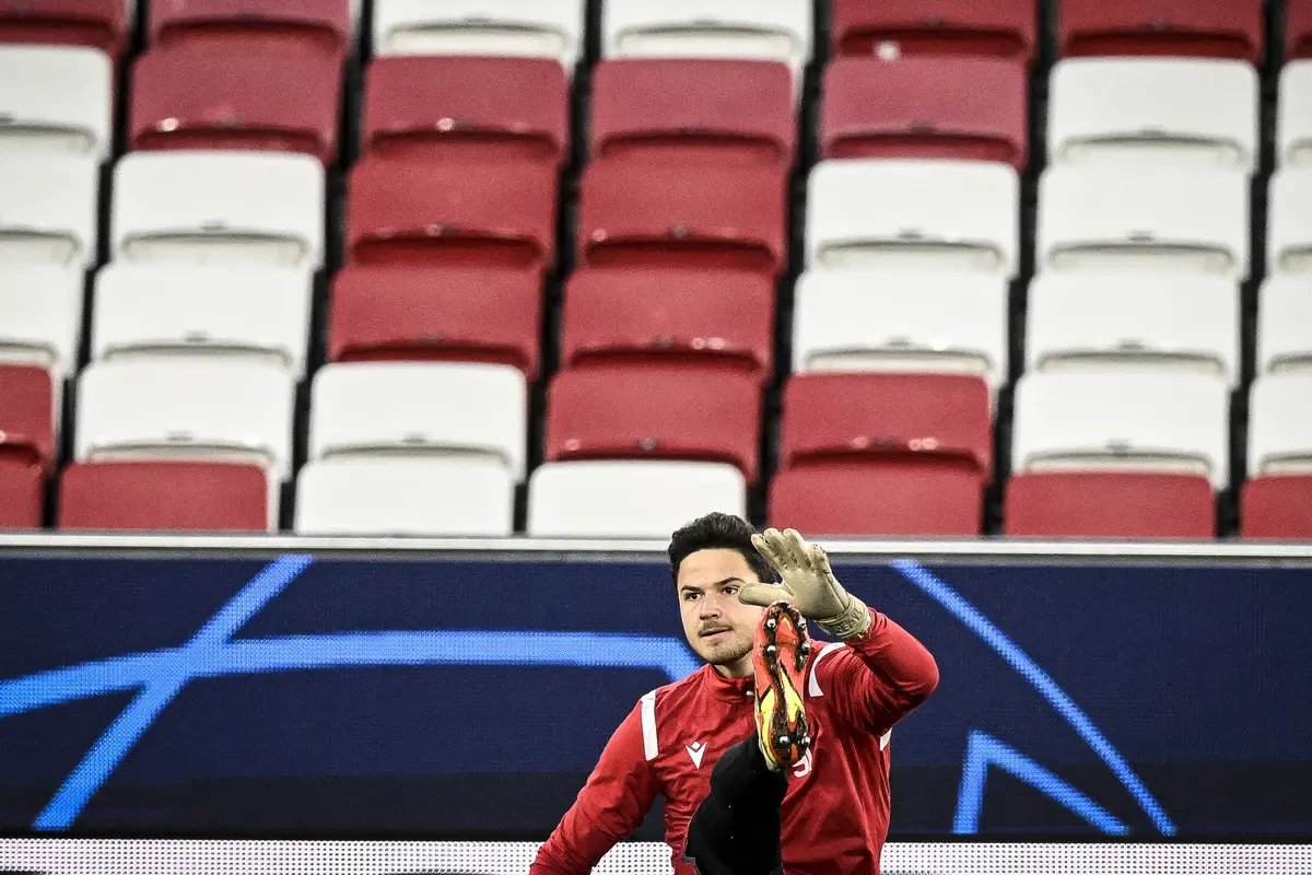 Latihan Benfica vs Club Brugge di Liga Champions
