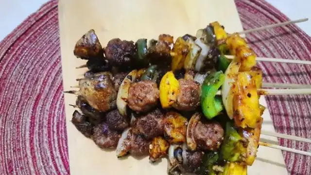 Sate Bola Daging Paprika