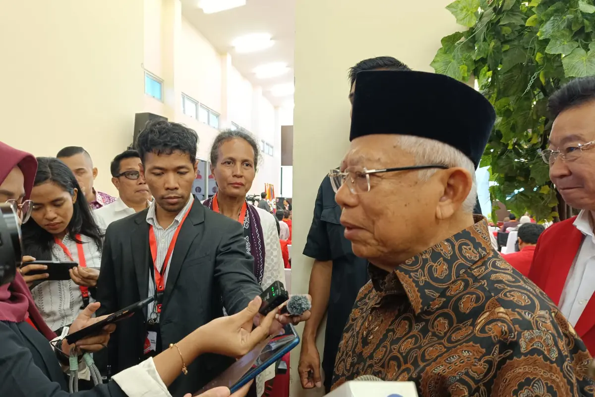 Wakil Presiden Republik Indonesia 2019-2014, Ma'ruf Amin, menghadiri seminar internasional bertajuk “Multidiscplinary Innovations for Sustainable Future: Bridging Science, Technology and Policy for the SDG’s” yang diselenggarakan Universitas 17 Agustus 19